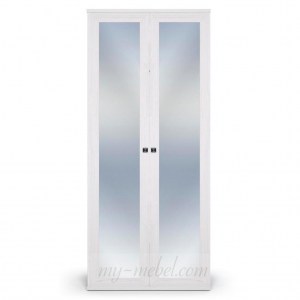 Парма Нео Шкаф 2-х дверный с зеркалами (Кураж)